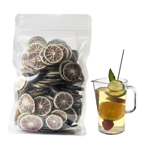 HanNainai ,Drying Lime slices, 100% Natural Dehydrated Key Lime Chips,No Sugar Added, Perfect