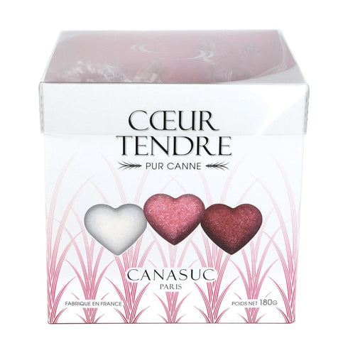 Canasuc Paris, Tender Hearts - Assorted Molded Heart Sugars in Gift Box, All