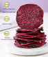 HanNainai 5oz/150g ,Dried Dragon Fruit Slices, Soft and Chewy, Dried Dehydrated Purple Dragon Fruit Slices Resealable