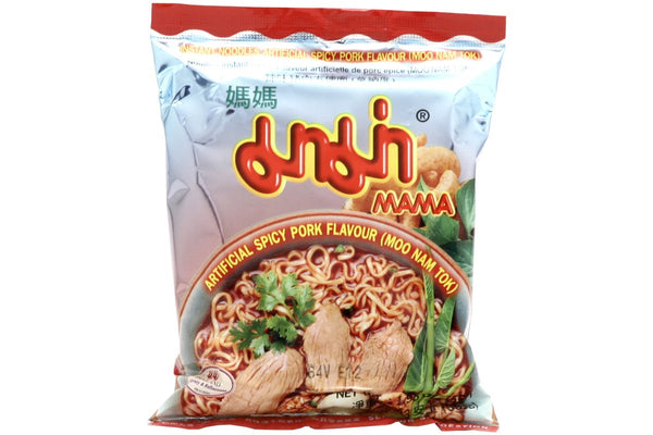 ATOPAL MAMA Spicy Pork Flavor Intant Noodle (Moo Nam Tok) - 1.9oz (pack