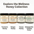 Bee Great 8 oz Ashwagandha & Ginseng Honey, Raw Honey with Adaptogens, Mild Herbal Flavor, Tea & Smoothie Sweetener