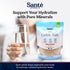 1.1lb (18oz) 82+ Sante Naturelle Celtic Salt Grey Coarse - Unrefined French Sea Salt Organic, Rich in Minerals Salt