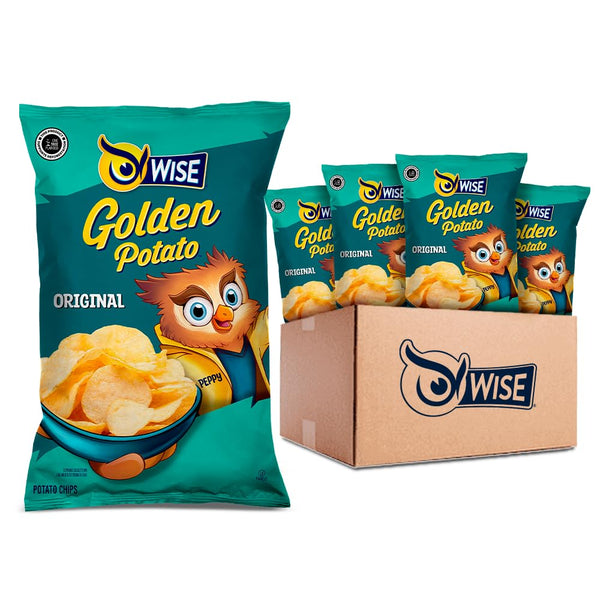 Wise Snacks Original Potato Chips, 0.75oz (Pack of 40) - Crunchy and