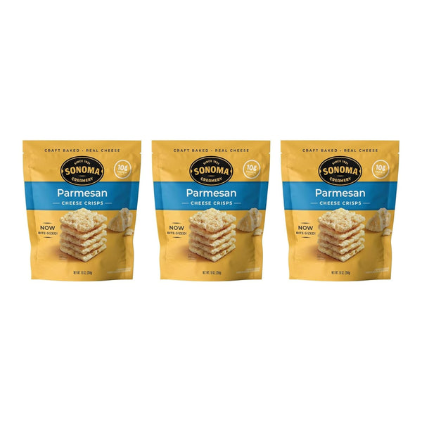 Sonoma Creamery - Cheese Crisps, Parmesan, 10 Oz (3 Count) | High