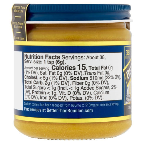 Pack, 1 1 1 8 OZ (3 Better Than Bouillon Reduced Sodium Base Variety Jar Reduced Sodium Roasted Chicken Base, Jar
