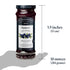 10oz 100% Pack 3 St. Dalfour Blueberry Fruit Spread - - from Fruit, No Artificial Ingredients, Non-GMO, No Cane Sugars