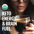 D3, 24 VitaCup Organic Genius Keto Coffee Pods, Increase Energy & Focus w/MCT Oil, Turmeric, B Vitamins, Medium Dark