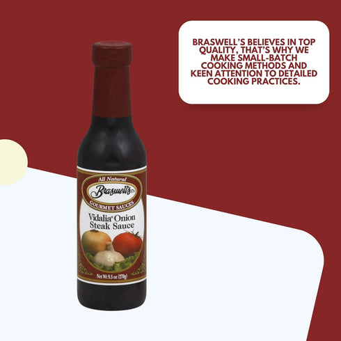 9.5 Oz Braswell's Vidalia Onion Steak Sauce