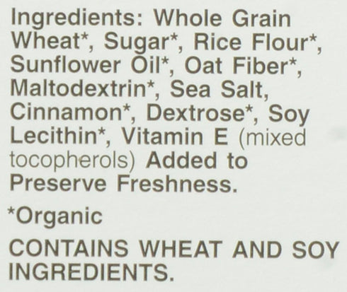 9.2 oz (Pack 2) Cascadian Farm Organic Cinnamon Crunch Cereal Box
