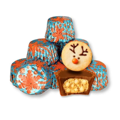 Zenya Tea Shop Sugar Cookie Flavored Mini Peanut Butter Cups Candy Individually Wrapped Candy Bulk