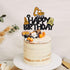1pcs Construction Cake Toppers,Happy Birthday Truck Excavator Cak Decoration,Children Excavator Engineering Birthday
