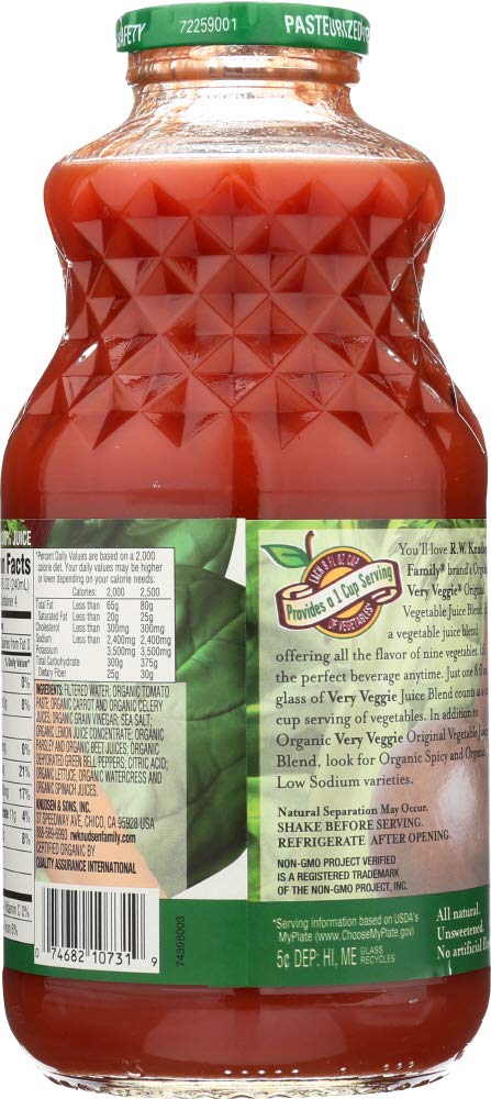 Rw Knudsen Organic Very Veggie Juice - Not a Case