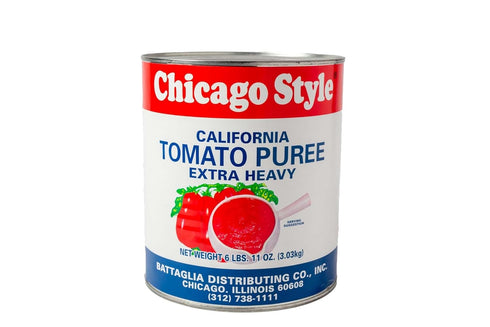 Generic Chicago Style Tomato Puree Extra Heavy, 107oz