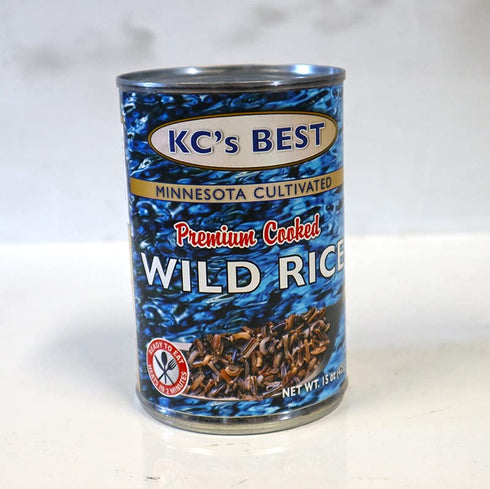KC's Best Premium Cooked Wild Rice - Minnesota Cultivated in a Can