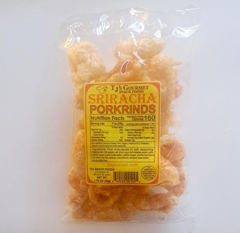 TJ's Gourmet Pack (5 Sample of Pork Rinds & Cracklins Bags)