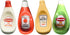 Peiiwdc Creative Seasoning Dish Ceramic Extruded Tomato Sauce Bottle Dipping Saucer Ketchup Mayonnaise Plate Ceramic