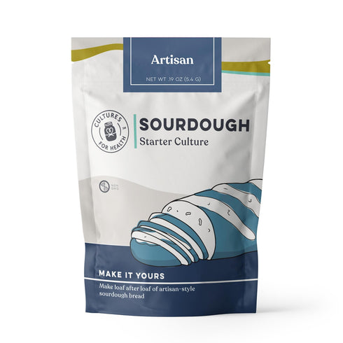 Artisan Sourdough Starter Culture | Dehydrated Starter for Bread Baking | Unbleached Rye Flour | Perfect for Beginners