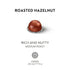 30 Count 7.8oz. Nespresso Capsules Vertuo, Roasted Hazelnut, Medium Roast Coffee, Coffee Pods, Brews