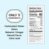 5 12 pack Lemon Sparkling Wellness Soda Naturally sweetened with dates Crafted with balsamic vinegar simple ingredients