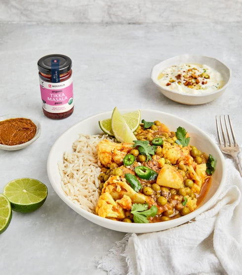 Mekhala Tikka Masala Indian Cooking Paste, Medium Spice, Organic Vegan Gluten-Free, 3.53oz