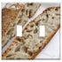 Yuatuwaw Switch Plate Double Toggle - Bread Sourdough Fresh Food Loaf Organic Bakery