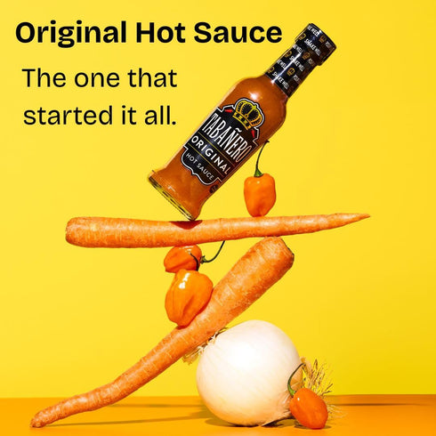 5 oz Tabaero Original Hot Sauce, Small Glass Bottle, Gourmet Spicy Sauce Gift, All Natural, Low Sodium, Made in the USA
