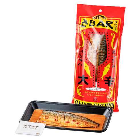 THEBAR Premium Japanese Smoked Mackerel Gourmet Seafood Snack with Spicy Seasoning Ready-to-Eat, High
