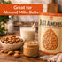 3 LB Roastery Coast - Daily Nuts Just Roasted Almonds | Almonds Bulk | Unsalted Nuts| Slow Dry Roasted | Steam