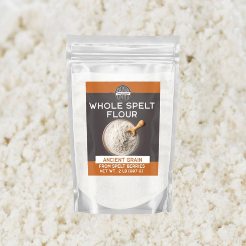 2 lb, Birch & Meadow Whole Spelt Flour, Ancient Grain, From Spelt Berries, Nutty Flavor