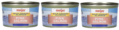 Generic Pack Of 3 Wild Caught Alaskan Pink Salmon, 7.5 oz.
