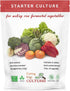 Cutting Edge Cultures Vegetable Starter Culture, 6 Pouches, 12g