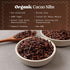 1 lb. NaturaleBio Cacao Nibs Organic Unsweetened, Non-Alkalized and Pure. Sugar-Free Dark Chocolate Chips Substitute.