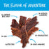 Pack Pack, 2.5 Oz (Pack 4) Baja Beef Jerky Snack - Jerky Variety Beef Jerky Gifts for Men, Beef Jerky Sampler, Craft
