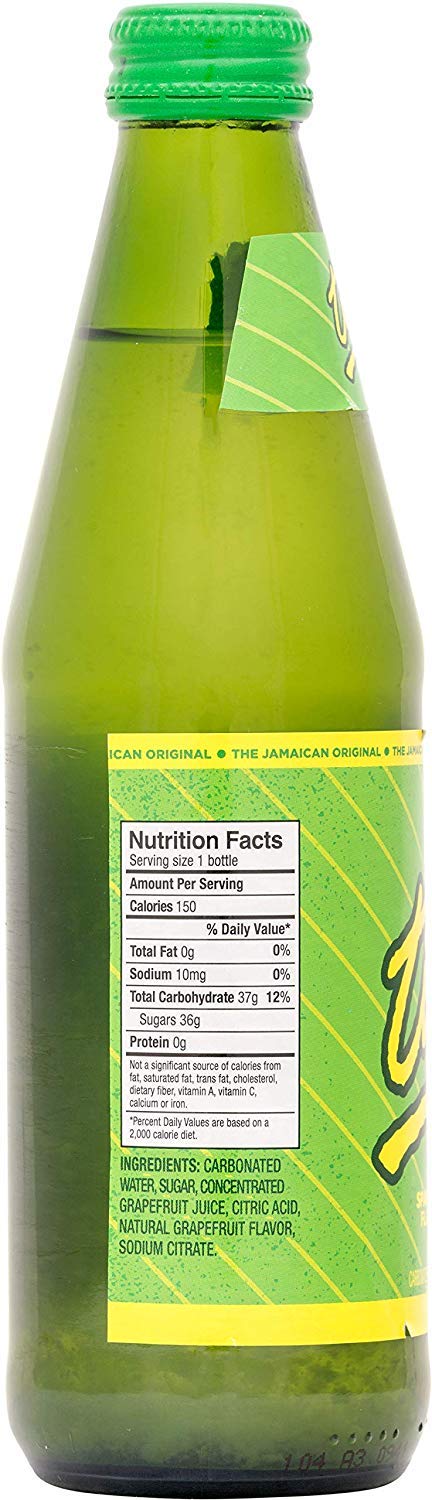 D&G Ting 10.14oz (Pack 6, 60.84 Oz) Ting, Sparkling Jamaican Grapefruit Flavored Beverage, Glass Bottle of Total of Fl