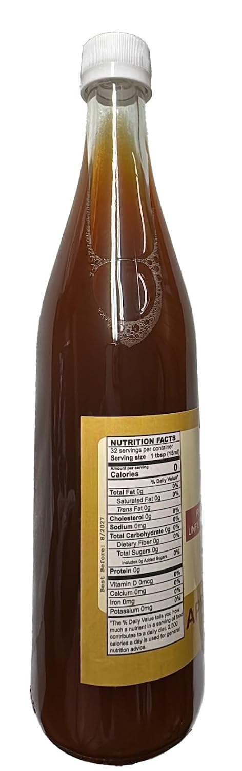 500 ML Ancient Tree Apple Cider Vinegar With "The Mother" Imported Lebanon