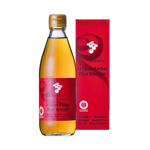 Artisan Amber Rice Vinegar (Sakamoto Kurozu) - 360ml - Fermented and Matured