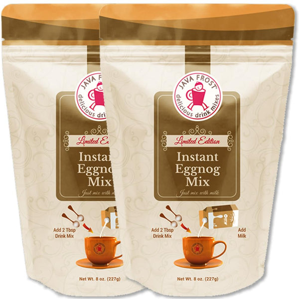 Instant Eggnog Drink Mix, 8 oz Bag (2 Pack)