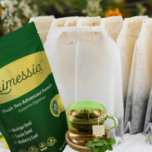 Mulberry 14 Sl-imessia Natural Herbal Tea Digestive Support Blend with Lotus Leaf, Cassia Seed, Leaf & Green Tea |