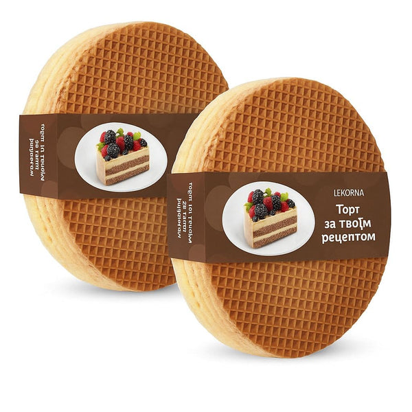 Veselka 2 pack Tort Wafers Cocoa 80g each