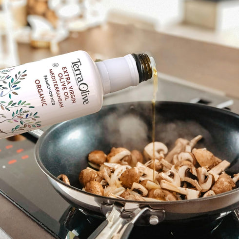 TERRAOLIVE 500ml Terra Olive Organic Extra Virgin Olive Oil - Mediterranean Spanish Cold Pressed, Single Origin, Award