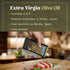 17floz. NaturaleBio Extra Virgin Olive Oil Organically harvested in Spain. D.O.P certified. Premium Cornicabra