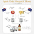 500mL Melrose apple cider vinegar and honey