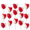 Lollipops Red Heart Shaped Strawberry N' Cream Flavored, 12 Individually Wrapped Lollipops
