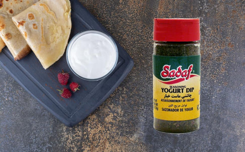 1 Oz Sadaf Yogurt Dip Mix- Seasoning mix for Cooking - Persian Grocery - Kosher - Bottle