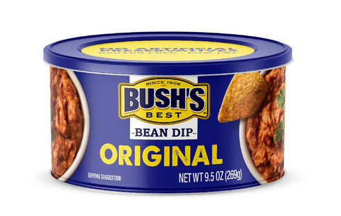 9.5 OZ (Pack 3) Bush's Best Bean Dip, Original