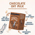 10 oz 12 Oatbedient Chocolate Oat Milk Powder, Sachets, Non-Dairy Milk Powder, NGMO, Vegan, No Preservatives, Lactose