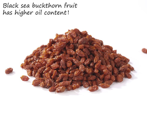 8 Oz/227g.Natural Premium Dried Sea Buckthorn Berries & No Additives Sea Buckthorn Tea,,Hand Picked Whole Berry Fruit.