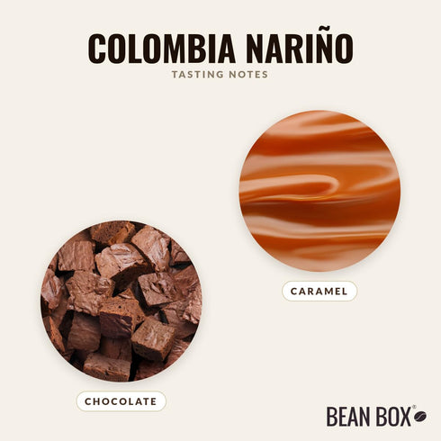 12 Colombia Nario - Roasted by Evans Brothers Coffee - Whole Bean Coffee - Ounce Bag