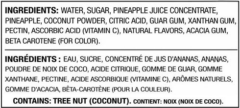 64 Torani Real Fruit Smoothie Mix, Pina Colada, Ounce