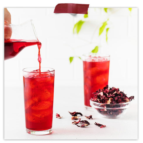 Fermentaholics Dried Hibiscus Flowers, Cut and Sifted, 4 oz, USDA Certified Organic for Flavoring & Kombucha